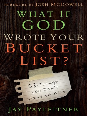 cover image of What If God Wrote Your Bucket List?